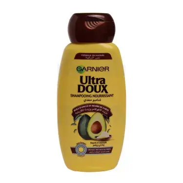 Shampoing garnier ultra doux huile d'avocat et beurre de karité 200 ml - Garnier | Parfumerie & Parafumerie en ligne