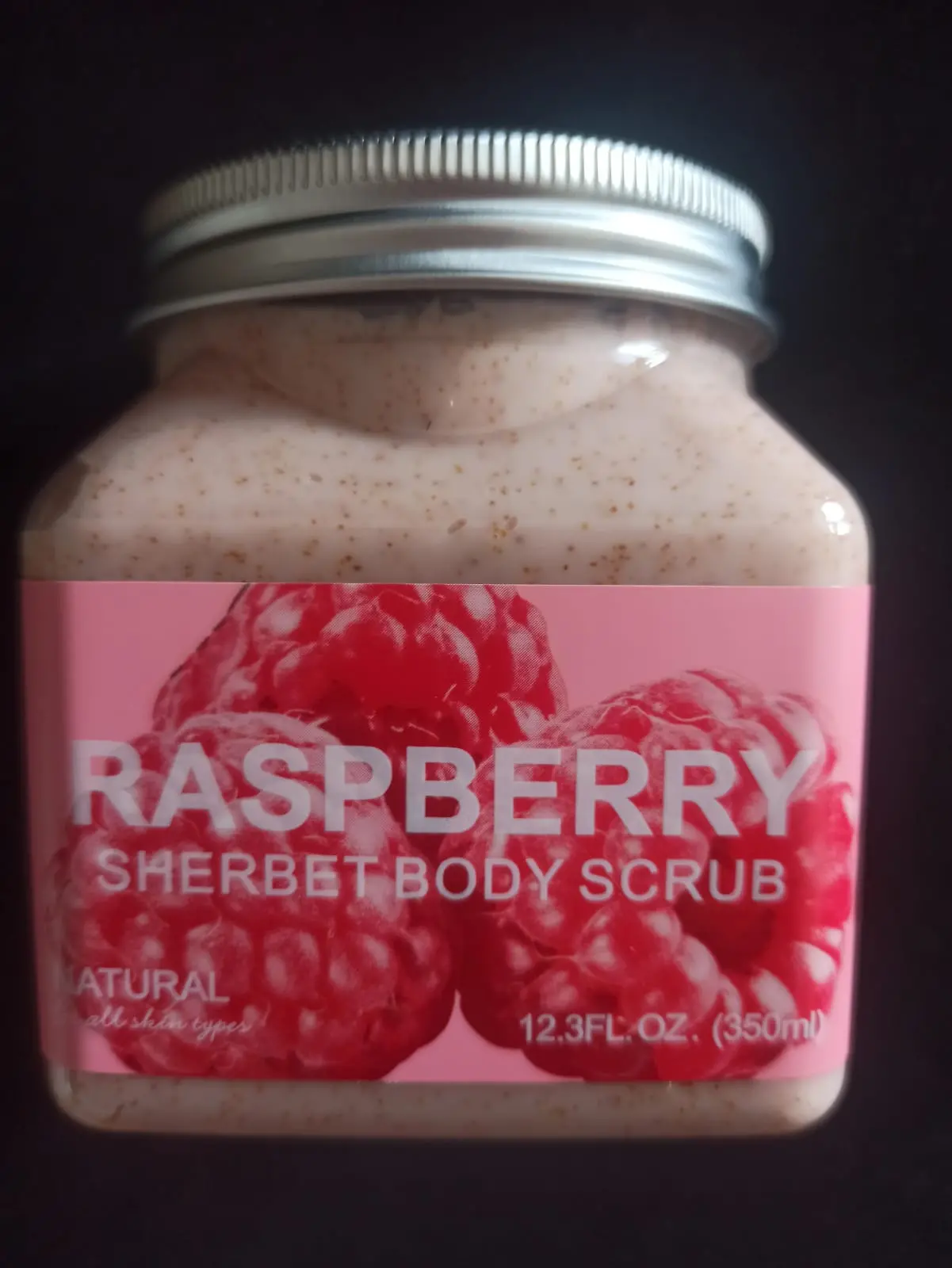 Natural Gommage raspberry natural 350ml - Parfum et cosmétiques authentiques en vente chez Choupinette para & parfumerie