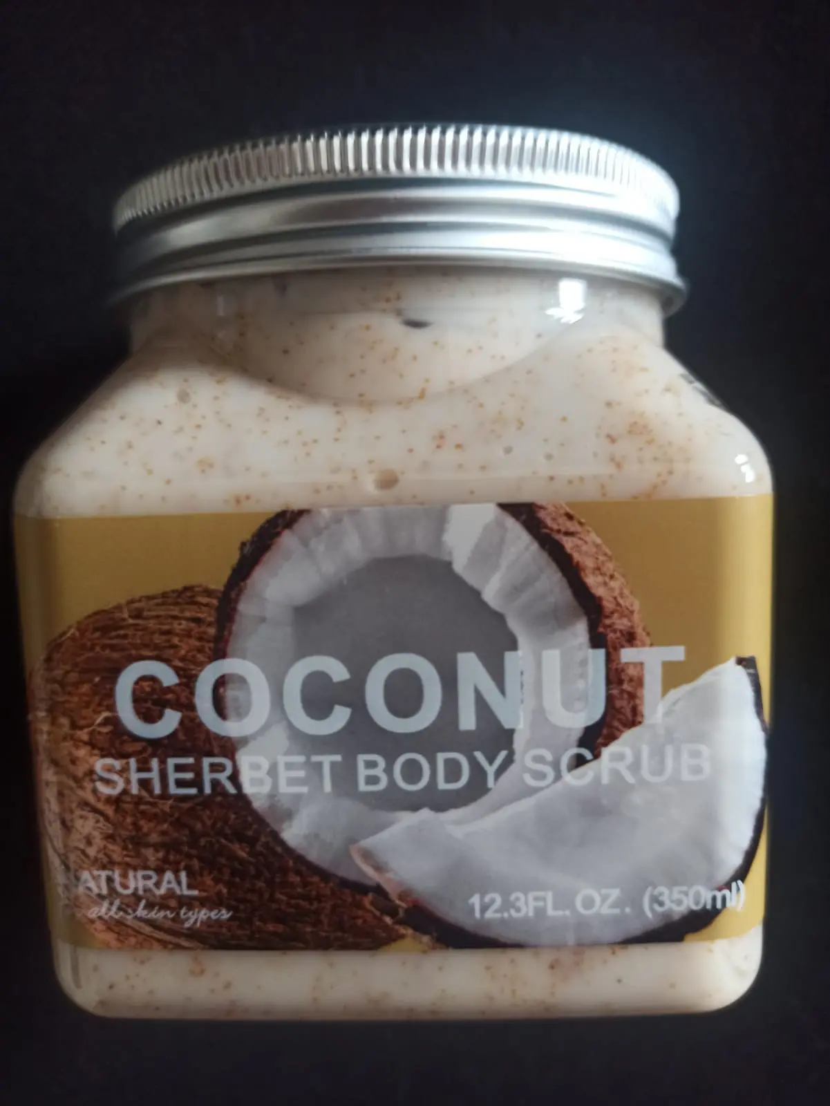 Natural Gommage coconut natural 350ml - Parfum et cosmétiques authentiques en vente chez Choupinette para & parfumerie