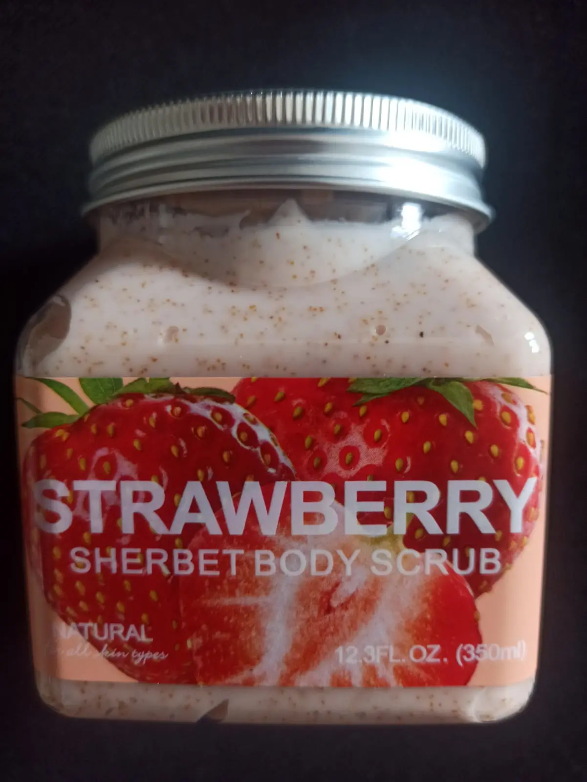 Natural Gommage strawberry natural 350ml - Parfum et cosmétiques authentiques en vente chez Choupinette para & parfumerie