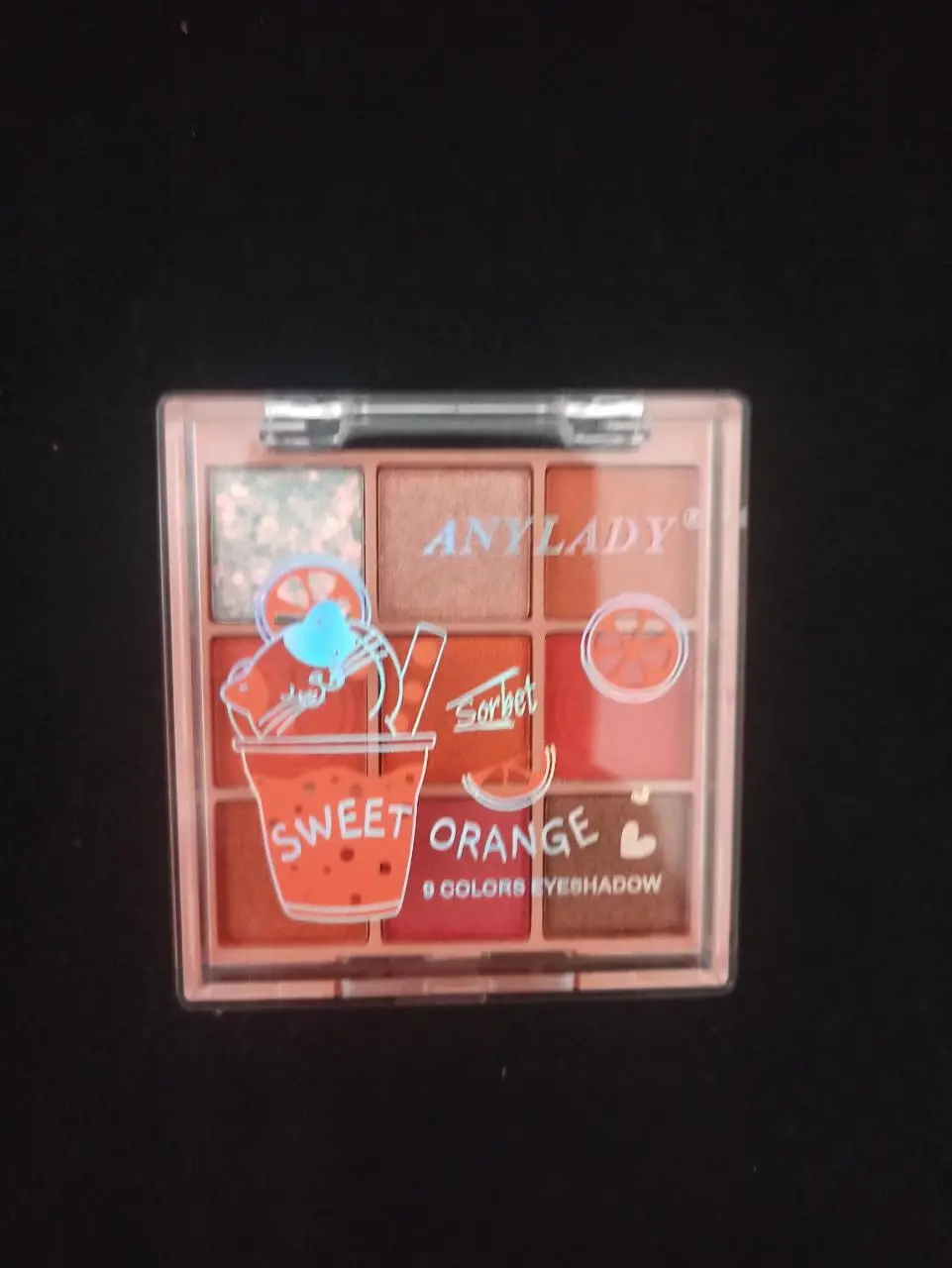 Palette fard à paupières sweet orange anylady 9couleurs - Anylady | Parfumerie & Parafumerie en ligne