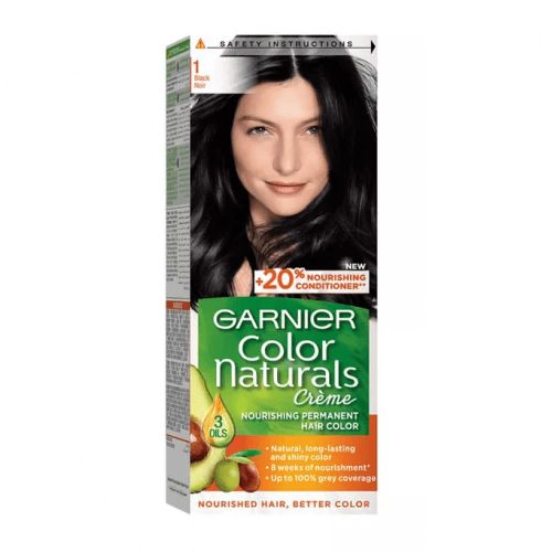 coloration garnier +20% soin nutrifit N°1 noir - Garnier | Parfumerie & Parafumerie en ligne