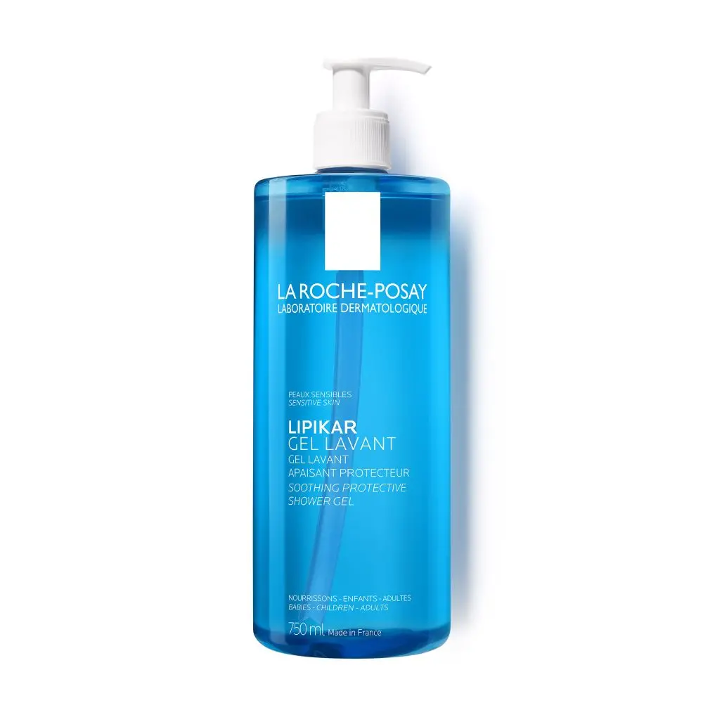La roche posay Gel nettoyant lipikar la roche posay nourrissant enfant adulte 400ml - Parfum et cosmétiques authentiques en vente chez Choupinette para & parfumerie