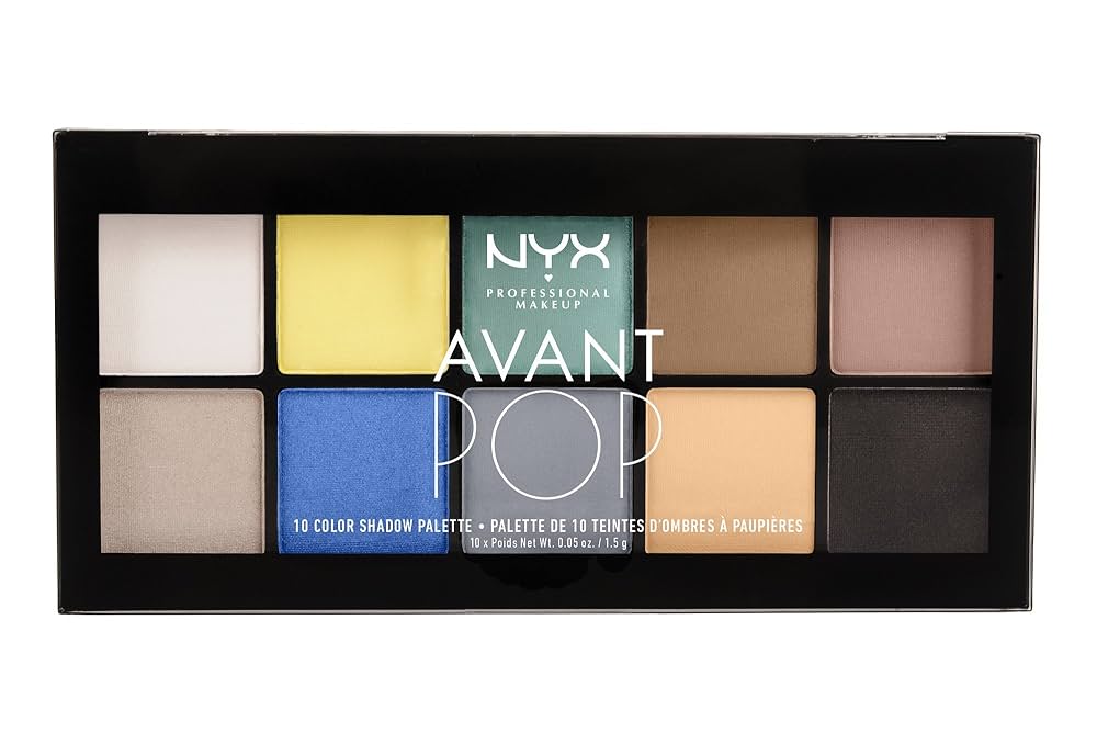 Palette fards à paupières nyx avant pop 10couleurs - Nyx | Parfumerie & Parafumerie en ligne