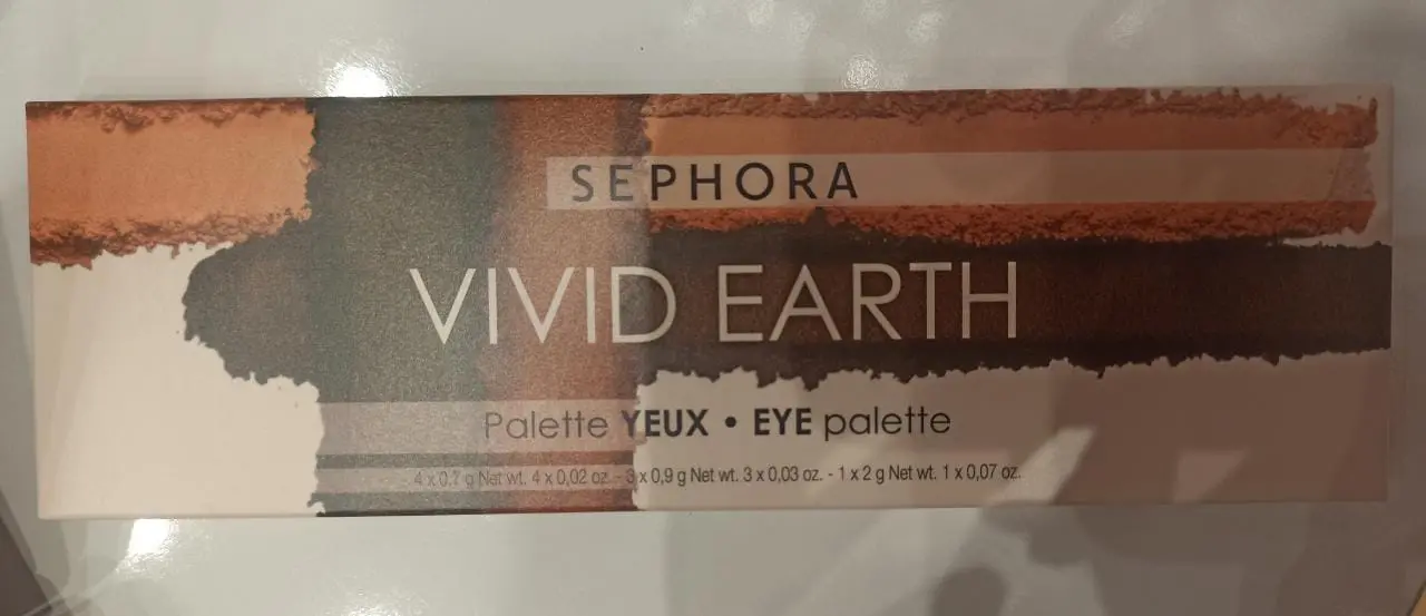 Palette fards à paupières sephora vivid earth 8couleurs  - Sephora | Parfumerie & Parafumerie en ligne