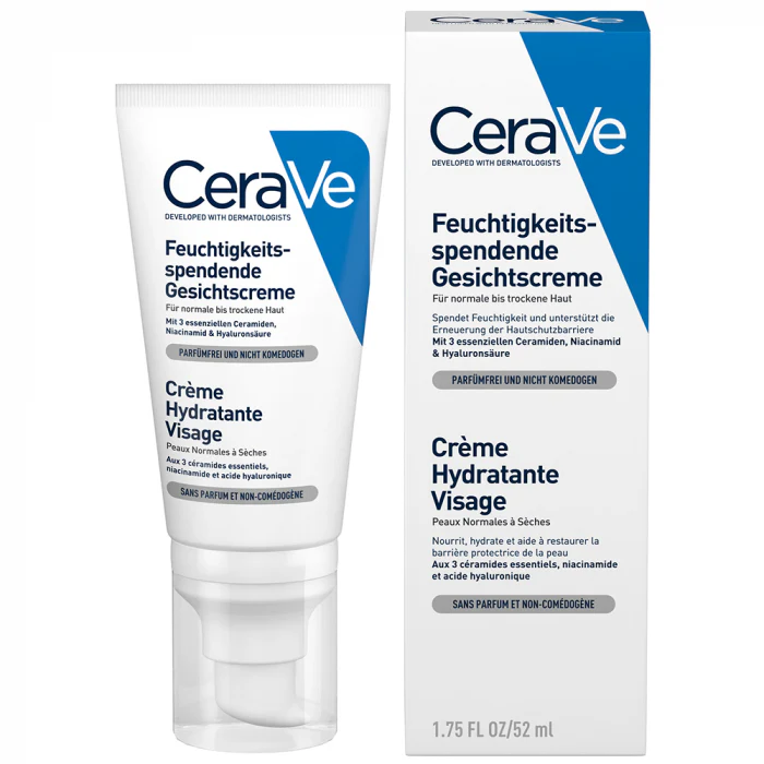 Cerave crème hydratante cerave visage peaux normales à sèches pm - Parfum et cosmétiques authentiques en vente chez Choupinette para & parfumerie