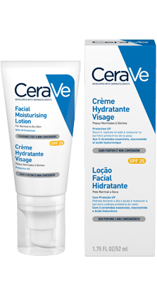 Cerave Crème hydratante cerave peaux normales à sèches am spf25 52ml - Parfum et cosmétiques authentiques en vente chez Choupinette para & parfumerie