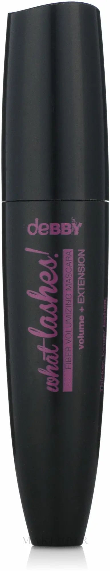 Debby Mascara debby what lashes volume + extension black - Parfum et cosmétiques authentiques en vente chez Choupinette para & parfumerie