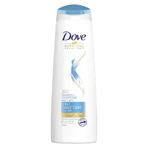 Dove Shampoing + conditionner dove 2 in 1 daily care 200ml - Parfum et cosmétiques authentiques en vente chez Choupinette para & parfumerie