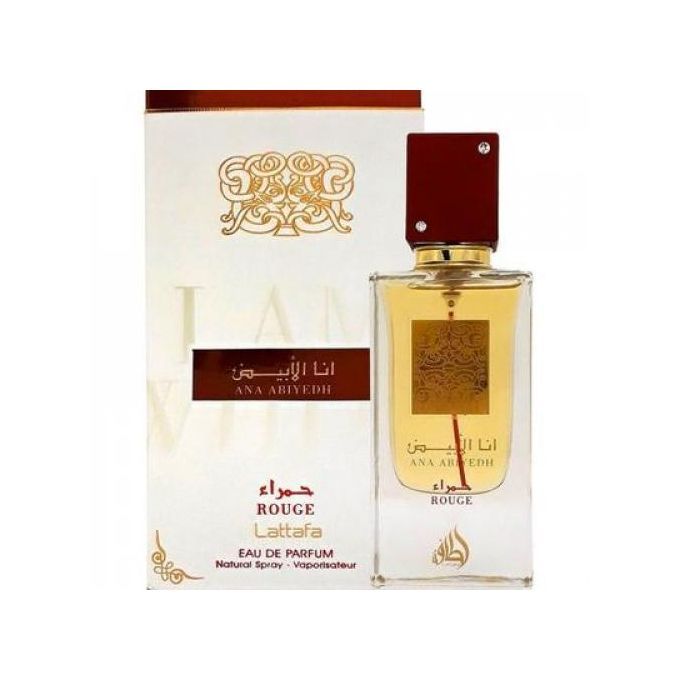 Lattafa Parfum ana al abyad rouge lattafa femme 100ml - Parfum et cosmétiques authentiques en vente chez Choupinette para & parfumerie