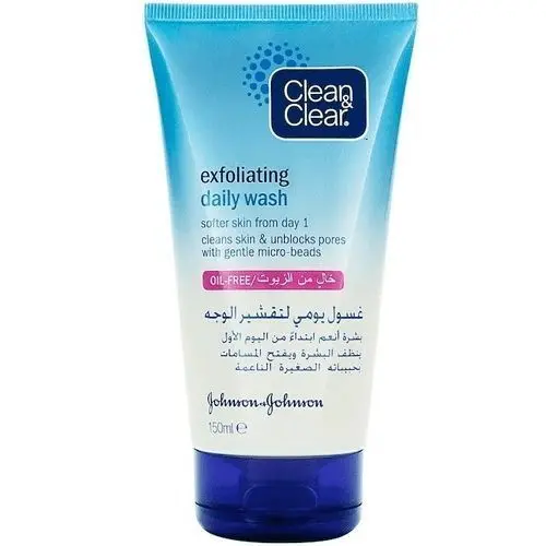 Clean&Clear Gel nettoyant clean & clear exfoliating daily wash pour pores 150ml - Parfum et cosmétiques authentiques en vente chez Choupinette para & parfumerie