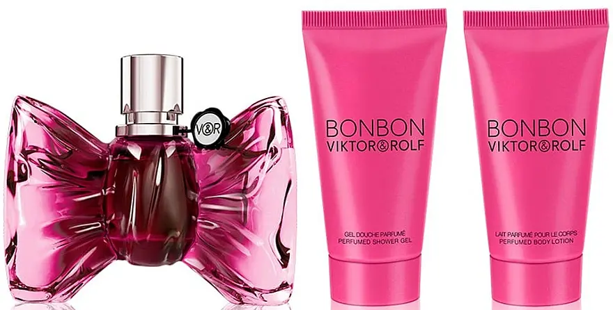 Mini coffret bonbon victor&rolf 3produits(parfum+gel douche+lait) - Viktor & rolf | Parfumerie & Parafumerie en ligne