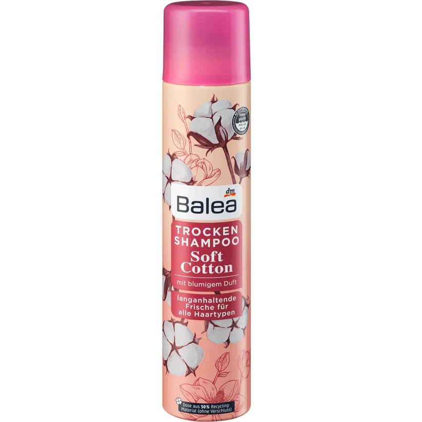 Balea Shampoing sec balea spray soft cotton 200ml - Parfum et cosmétiques authentiques en vente chez Choupinette para & parfumerie