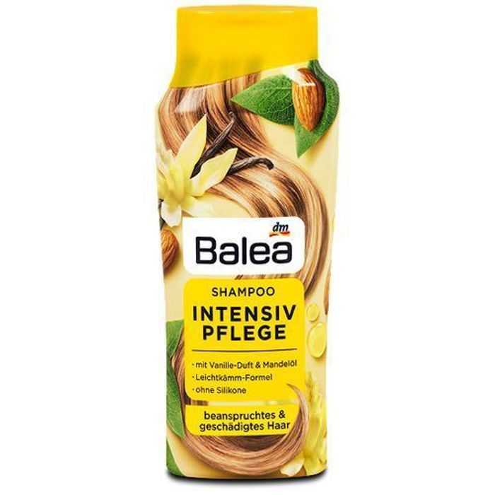 Balea Shampoing balea intensiv pflege cheveux secs abimés 300ml - Parfum et cosmétiques authentiques en vente chez Choupinette para & parfumerie