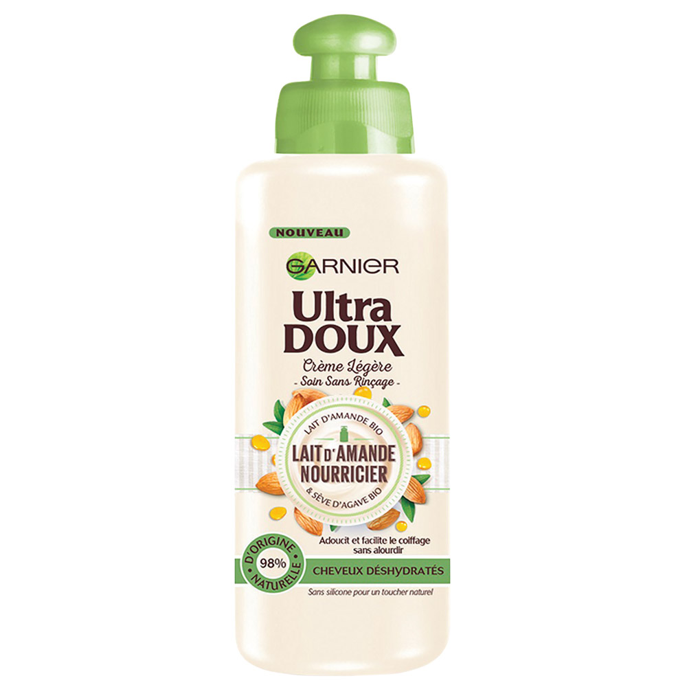 Crème cheveux garnier ultra doux lait d'amande 200ml - Garnier | Parfumerie & Parafumerie en ligne