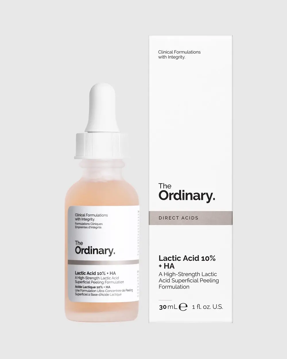Acide lactique 10% + ha the ordinary 30ml - The ordinary | Parfumerie & Parafumerie en ligne