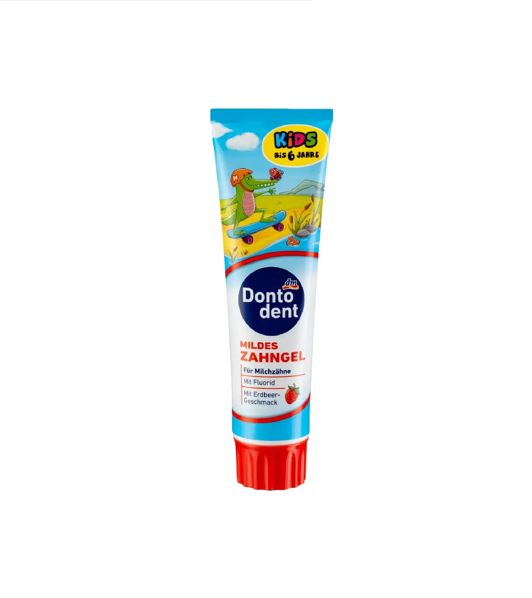 dentifrice donto dent dm kids goût fraise 0-6ans 100ml - dm | Parfumerie & Parafumerie en ligne