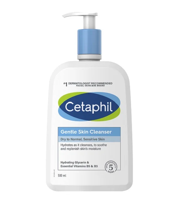 Cetaphil Lotion nettoyante gentle skin cetaphil peau normale à sèche 500ml - Parfum et cosmétiques authentiques en vente chez Choupinette para & parfumerie