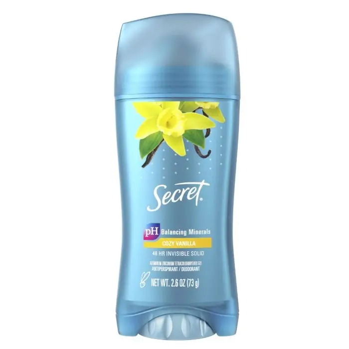 Secret Déodorant stick secret vanille - Parfum et cosmétiques authentiques en vente chez Choupinette para & parfumerie