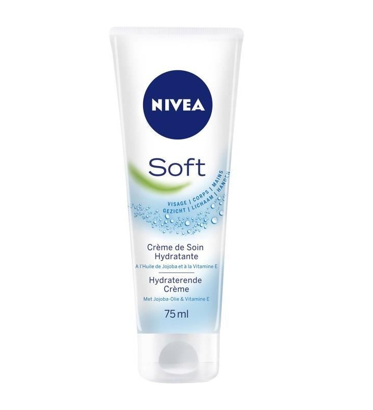 Crème nivea de soin hydratante soft tube 75ml - Nivea | Parfumerie & Parafumerie en ligne