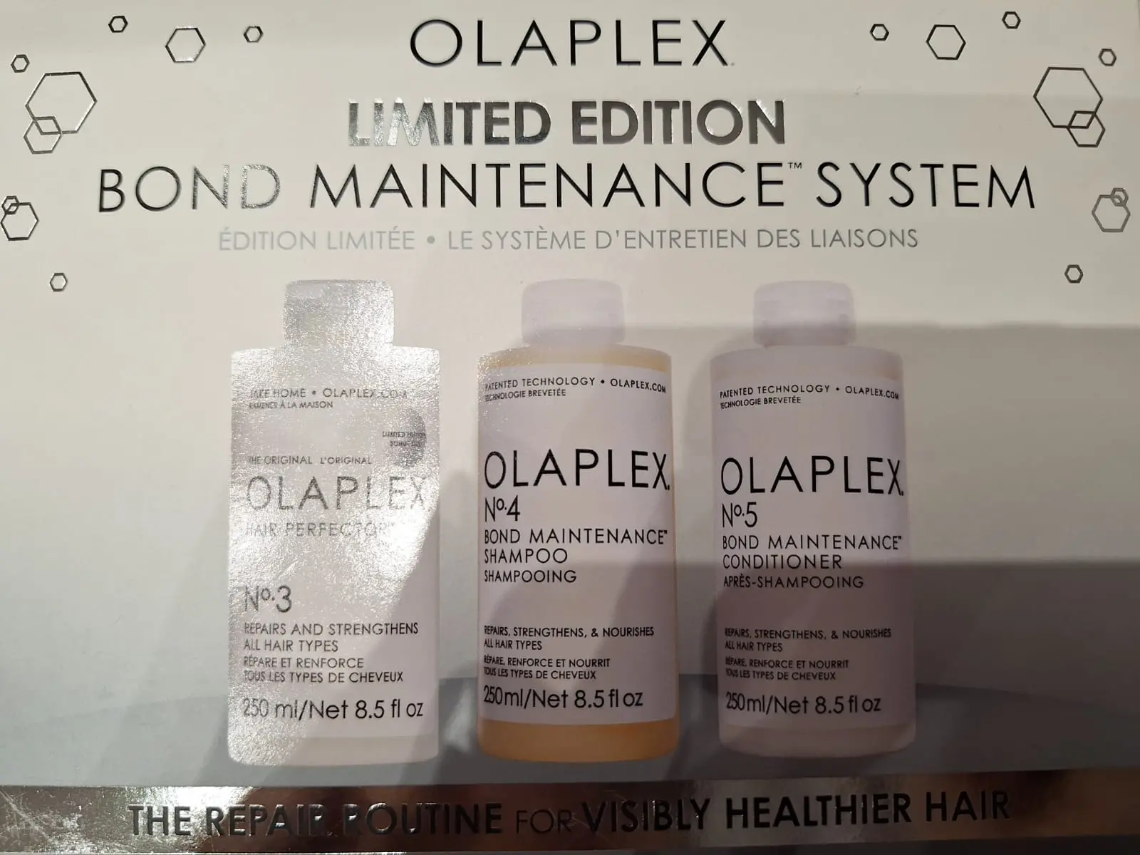 Kit olaplex n°3 et n°4 et n°5  édition limitée 250ml - Olaplex | Parfumerie & Parafumerie en ligne