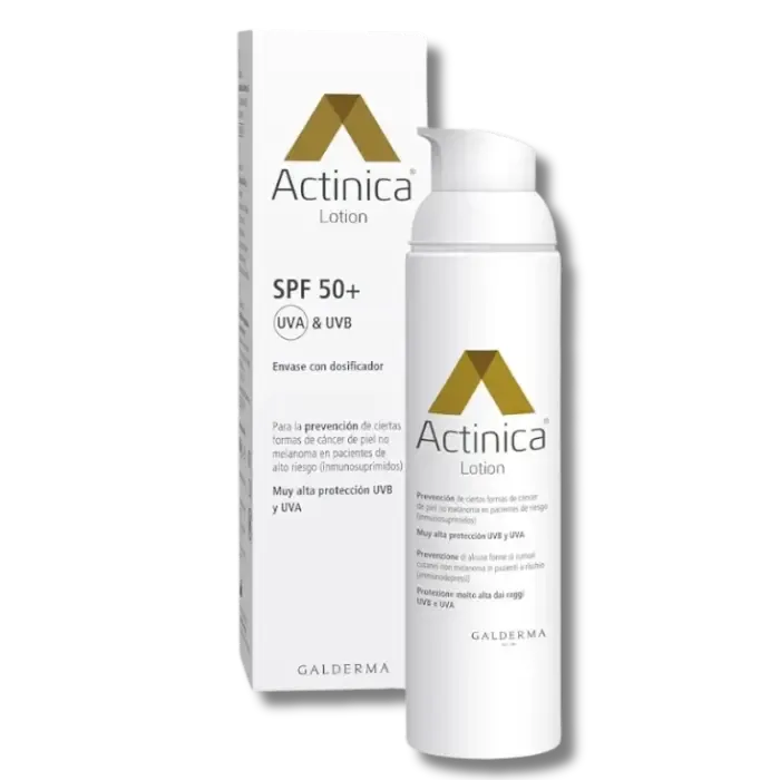 Actinica Écran solaire actinica lotion spf50+ 80g - Parfum et cosmétiques authentiques en vente chez Choupinette para & parfumerie