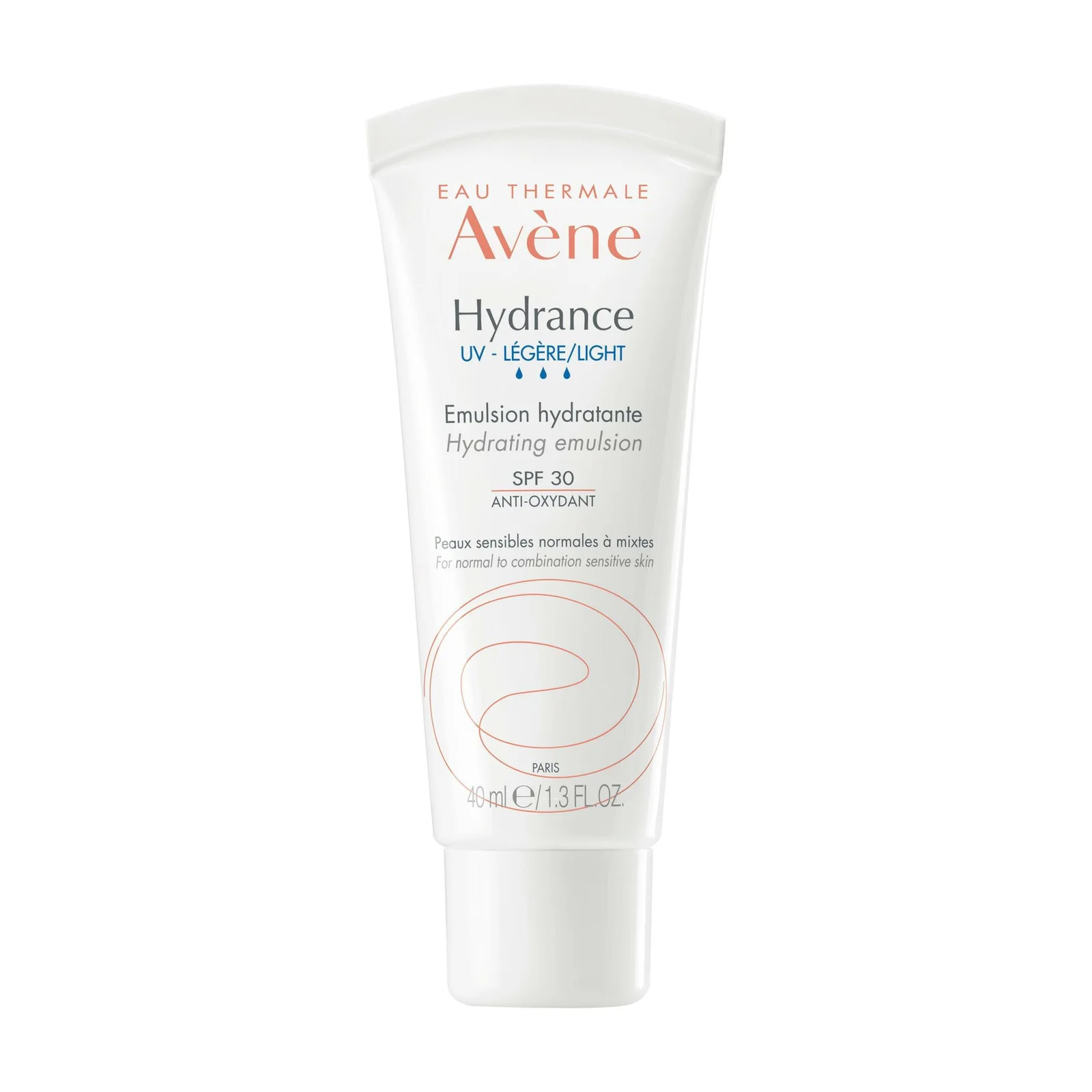 Crème hydrance avène spf30 légère light 40ml - Avène | Parfumerie & Parafumerie en ligne