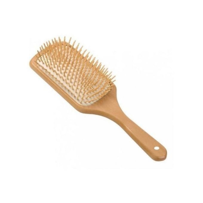   brosse à cheveux platte en bois - Parfum et cosmétiques authentiques en vente chez Choupinette para & parfumerie