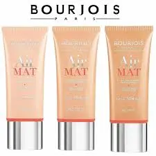 Bourjois Fond de teint bourjois air mat n°01 ivoire rosé tenue 24h hold 30ml - Parfum et cosmétiques authentiques en vente chez Choupinette para & parfumerie