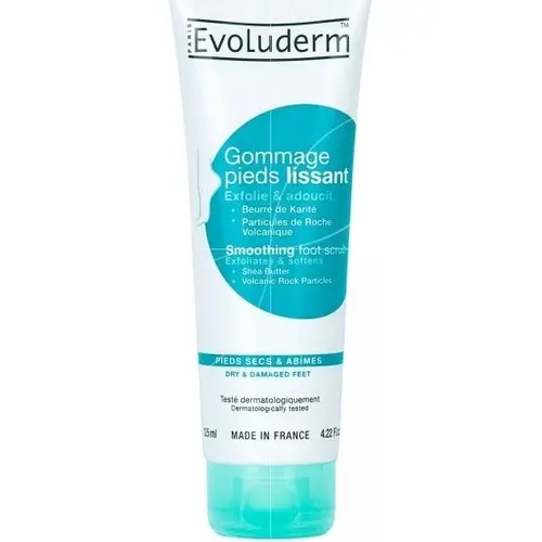 Evoluderm Evoluderm gommage pieds lissant 125ml - Parfum et cosmétiques authentiques en vente chez Choupinette para & parfumerie