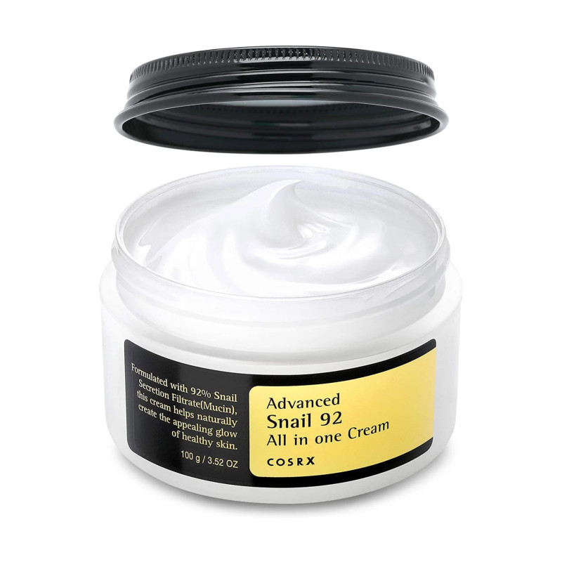 Cosrx Crème hydratante cosrx advanced snail 92 all in one 100g - Parfum et cosmétiques authentiques en vente chez Choupinette para & parfumerie