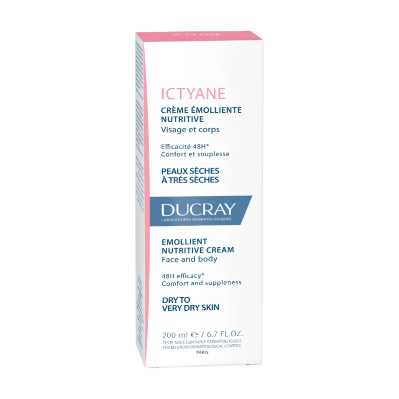 Ducray Crème émolliente nutritive ictyane ducray 200ml  - Parfum et cosmétiques authentiques en vente chez Choupinette para & parfumerie