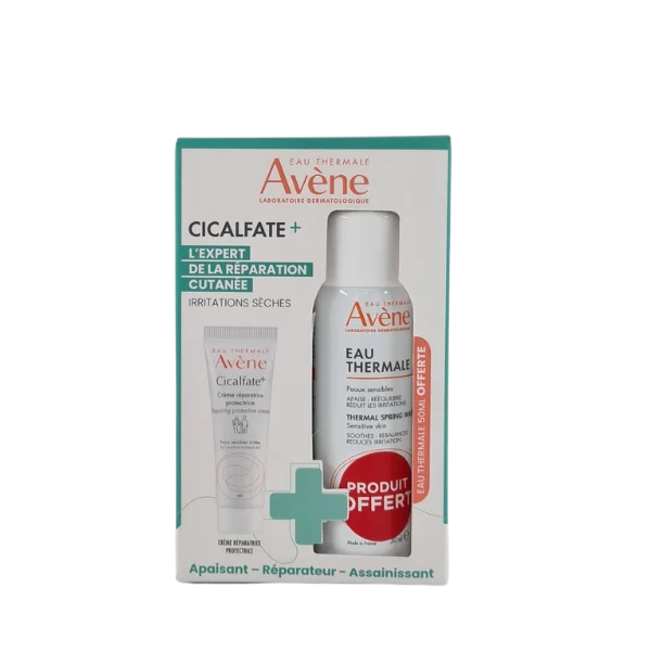 Avène Kit crème réparatrice protectrice avène cicalfate+ 40ml + eau thermale offert - Parfum et cosmétiques authentiques en vente chez Choupinette para & parfumerie