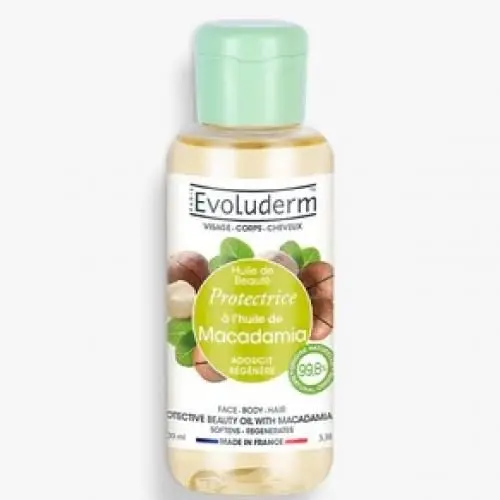 Evoluderm Evoluderm huile de beauté protectrice à l’huile de macadamia 100ml - Parfum et cosmétiques authentiques en vente chez Choupinette para & parfumerie