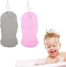 Éponge de bain exfoliante bébé -   | Parfumerie & Parafumerie en ligne