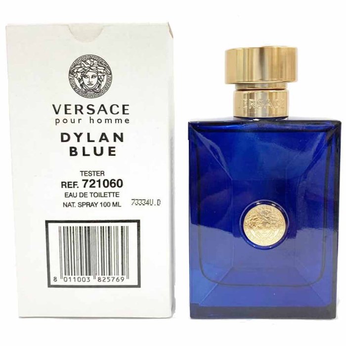 Versace Parfum testeur original versace dylan blue homme eau de toilette 100ml - Parfum et cosmétiques authentiques en vente chez Choupinette para & parfumerie