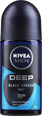 Déodorant stick nivea men deep black carbon 72h 50ml - Nivea | Parfumerie & Parafumerie en ligne