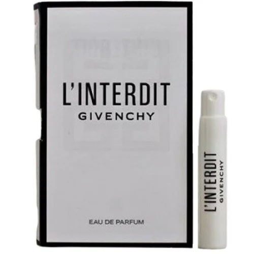 Givenchy échantillon parfum l'interdit givenchy eau de toilette 1ml - Parfum et cosmétiques authentiques en vente chez Choupinette para & parfumerie
