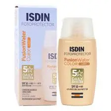 Écran solaire isdin fusion water invisible fluide teinté light spf50 50ml - ISDIN | Parfumerie & Parafumerie en ligne