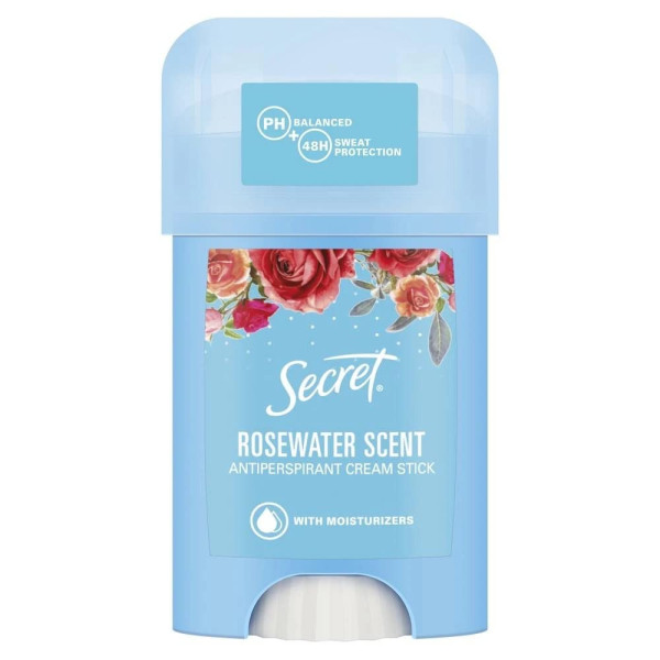 Secret Déodorant stick secret rosewater scent 40ml - Parfum et cosmétiques authentiques en vente chez Choupinette para & parfumerie