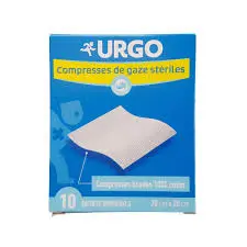 Compresses de gaze stériles urgo 30cm/30cm 10 sachets individuels - Urgo | Parfumerie & Parafumerie en ligne