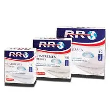 Compresses stériles rr 40cm/40cm 10 sachets individuels - RR | Parfumerie & Parafumerie en ligne