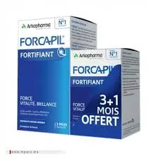Vitamine forcapil fortifiant force vitalité brillance 180 gélules traitement 3mois + 60 gélules 1mois offert  - Arkopharma | Parfumerie & Parafumerie en ligne