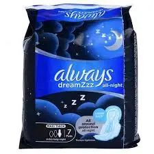 Serviettes hygiéniques always dreamzzz all night 7pièces - Always | Parfumerie & Parafumerie en ligne