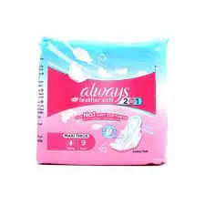 Serviettes hygiéniques always feather soft 2in1 8pièces - Always | Parfumerie & Parafumerie en ligne