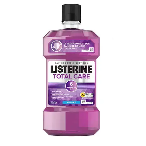Bain de bouche listerine total care 6 en 1 500ml - Listerine | Parfumerie & Parafumerie en ligne