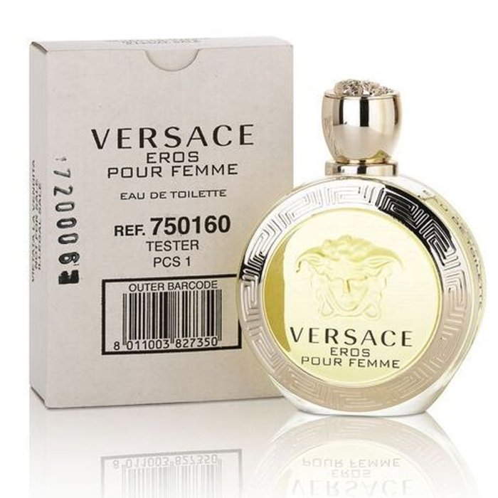 Versace Testeur parfum versace eros femme eau de toilette 100ml  - Parfum et cosmétiques authentiques en vente chez Choupinette para & parfumerie
