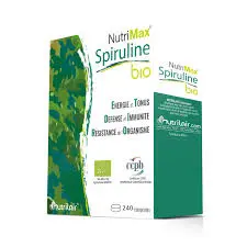 Vitamine spiruline nutrimax 240 comprimés - Nutrimax | Parfumerie & Parafumerie en ligne