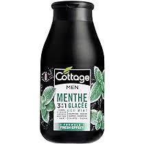 Cottage Shampoing men douche cottage 3en1 menthe glacée 250ml - Parfum et cosmétiques authentiques en vente chez Choupinette para & parfumerie
