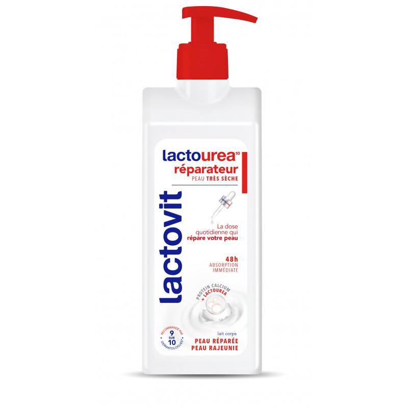 Lait corporel lactovit lactourea réparateur peau très sèche 400ml - Lactovit | Parfumerie & Parafumerie en ligne